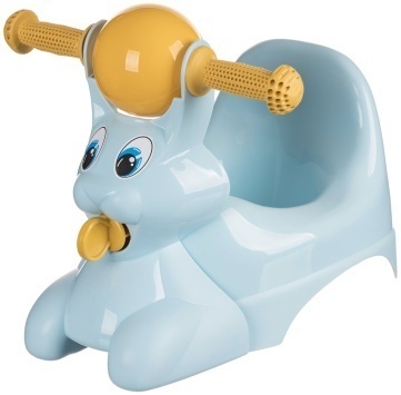 Горшок детский в форме игрушки "Зайчик" "Lapsi" 420х290х310 мм (светло-голубой)