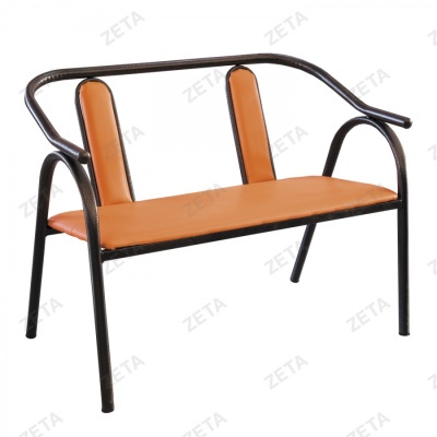 Прага скамья 2-х мест. с 2-мя м.эл. гобелен/кзам