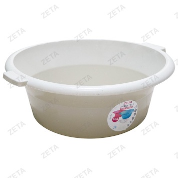 Таз 10 л с ручками м/п цветн.