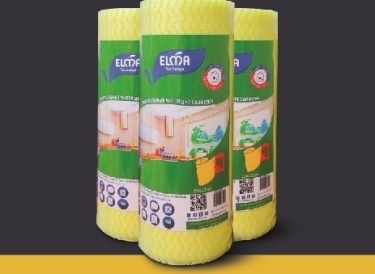 Салфетки чистящ. 48 лист. универсал. в рул. мод 601 волна Elma (Узб)