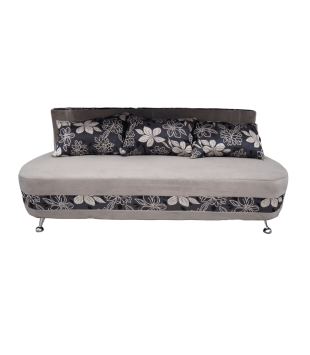 Диван Онтарио "3" раскладной кзам PU/гоб.stock  (с подушками) коричневый