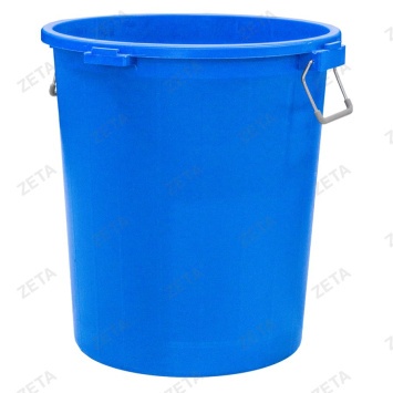 Бак мусорный 90 л без крышк. м/п цвет.