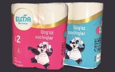 Полотенца бумажн. 2-х сл. 2шт мод 402 Elma (Узб)