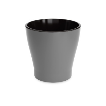 Горшок цв. "Лея" 3,6л двойной (серый)