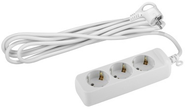 Удлинитель Россия UX-3e-10m ЭРА Удлинитель с заземл,  3х0,75мм2, ПВС, 3гн, 10м