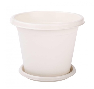 Горшок цв. "Эконом" 3л (белый) (уп.30) (Альтернатива РФ)
