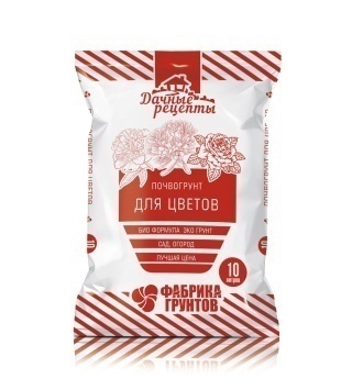 Дачные Рецепты Почвогрунт "Для цветов" 10л