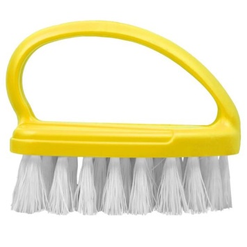 Ручная скребковая щетка Spin&Clean PRO, 10 см, желтый (РФ)