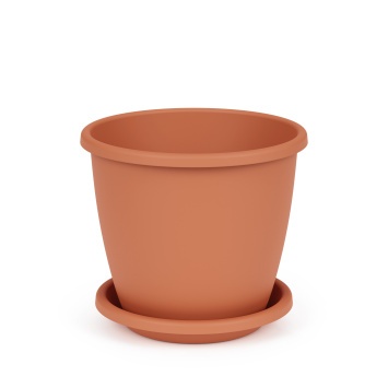 Горшок цв. "Афина" 5,5л (белый) (уп.12) (Альтернатива РФ)