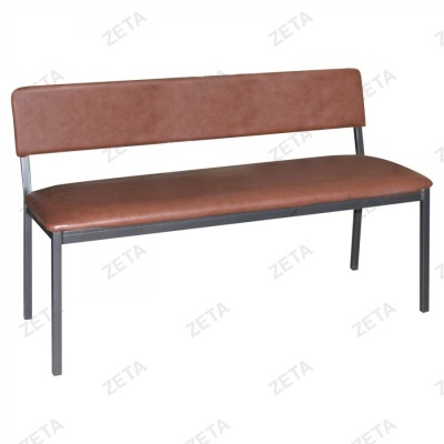Банкетка со спинкой 120*36 кзам PU/гоб.stock