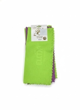 Салфетки 30*30 3шт универсал. микрофибра мод 629 Elma (Узб)