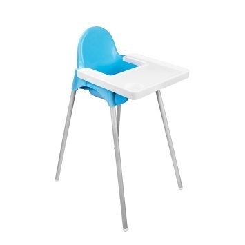 Стульчик для кормления (белый/голубой/розовый)