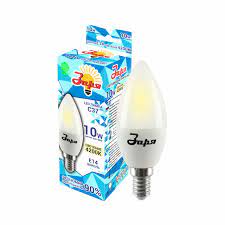Лампа светодиодная пуля С35 (С37) 8w Е27 6400К (Заря) - (эконом) (1746)