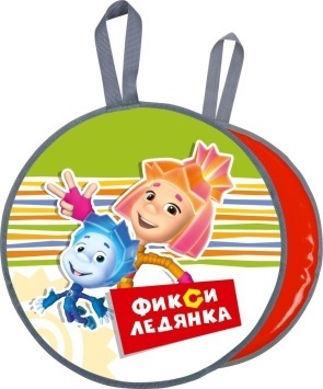 Ледянка мягкая диаметр 450 мм, Фиксики, зел.