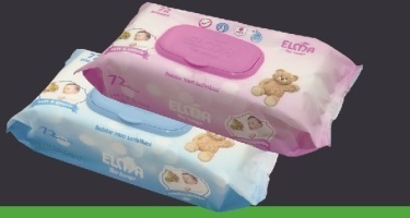 Салфетки влажн. 72шт детск. Baby lux мод 507 розов./син Elma (Узб)