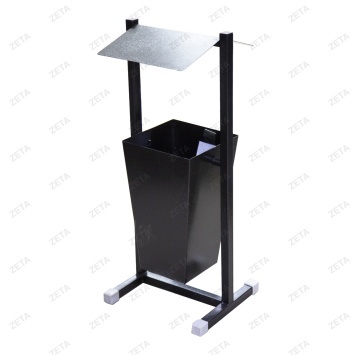 Урна металл. крытая м/п краш.
